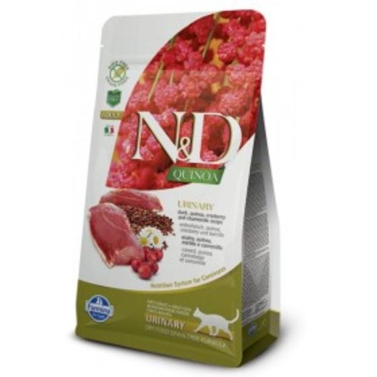 Picture of N&D Cat Quinoa Urinary Duck Food 300g